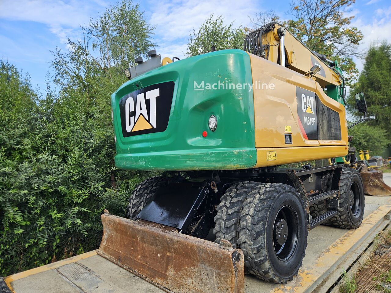 2017 Caterpillar M316F, 10.800 mth, Import Auf Lager in der EU — Foto 12 z 16