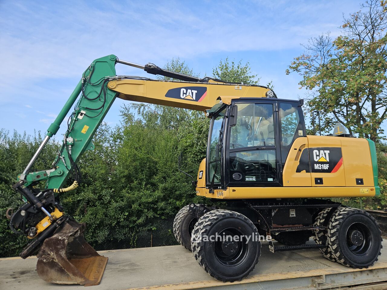2017 Caterpillar M316F, 10.800 mth, Import Auf Lager in der EU — Foto 2 z 16