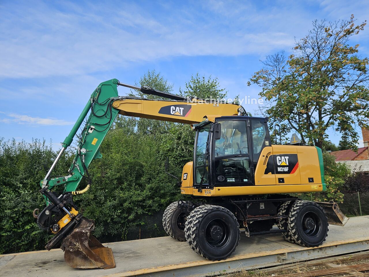 2017 Caterpillar M316F, 10.800 mth, Import Auf Lager in der EU — Foto 3 z 16