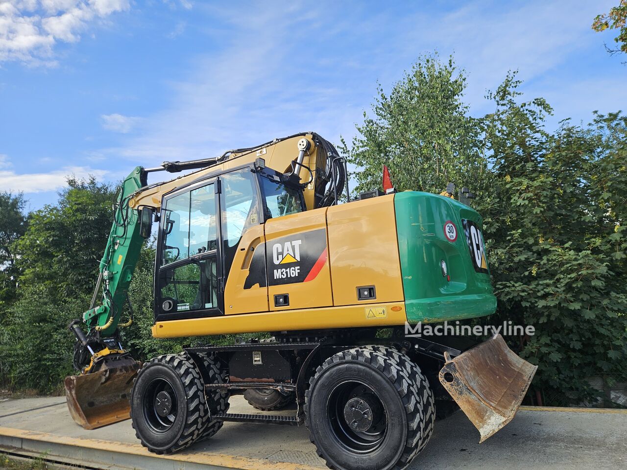 2017 Caterpillar M316F, 10.800 mth, Import Auf Lager in der EU — Foto 4 z 16