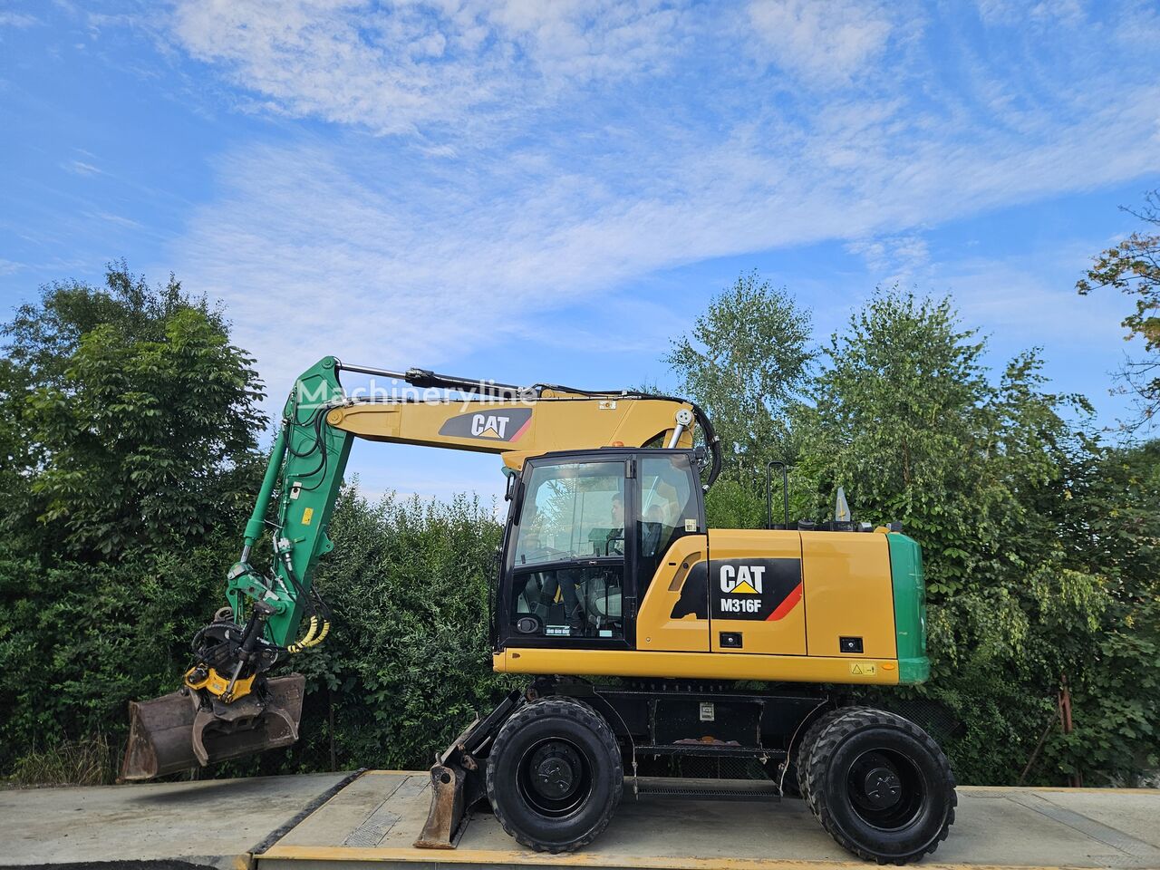 2017 Caterpillar M316F, 10.800 mth, Import Auf Lager in der EU — Foto 5 z 16