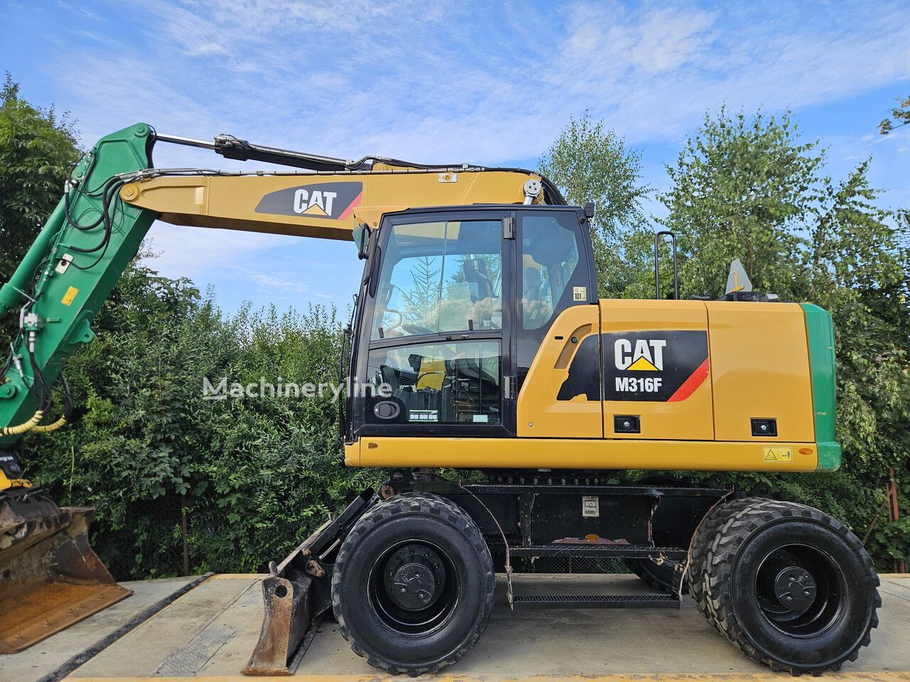 2017 Caterpillar M316F, 10.800 mth, Import Auf Lager in der EU — Foto 6 z 16