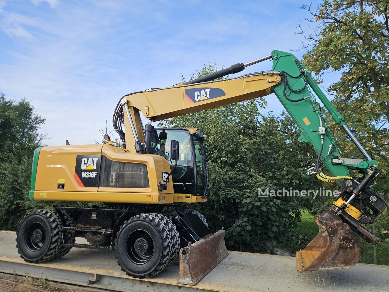 2017 Caterpillar M316F, 10.800 mth, Import Auf Lager in der EU — Foto 7 z 16