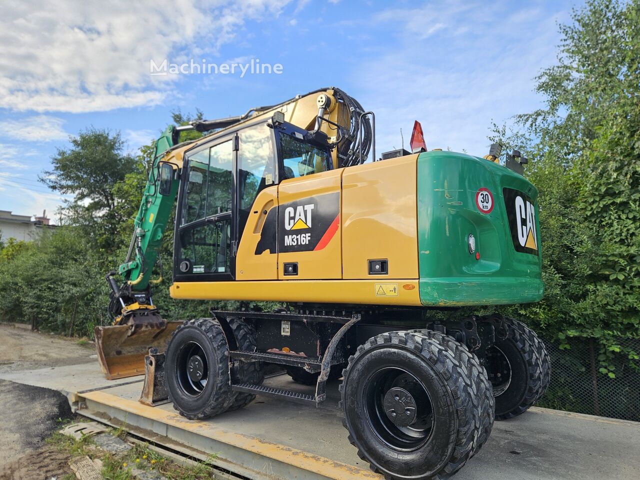 2017 Caterpillar M316F, 10.800 mth, Import Auf Lager in der EU — Foto 8 z 16