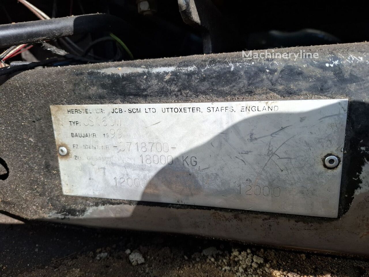 1999 JCB JS160, Import Auf Lager in der EU — Foto 3 z 3