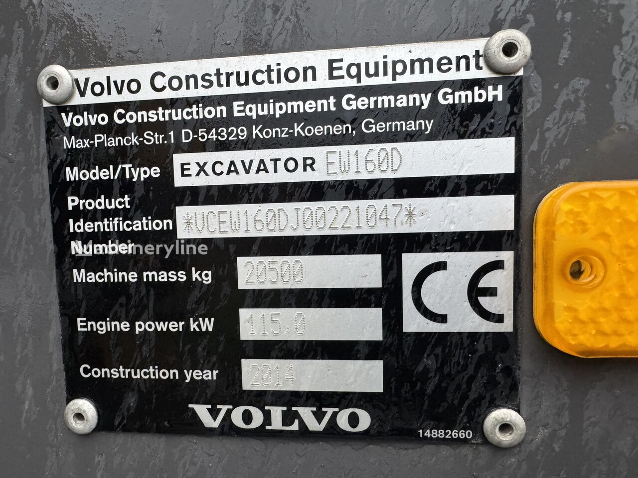 2015 Volvo EW, 10.400 mth, Import Auf Lager in der EU — Foto 10 z 16