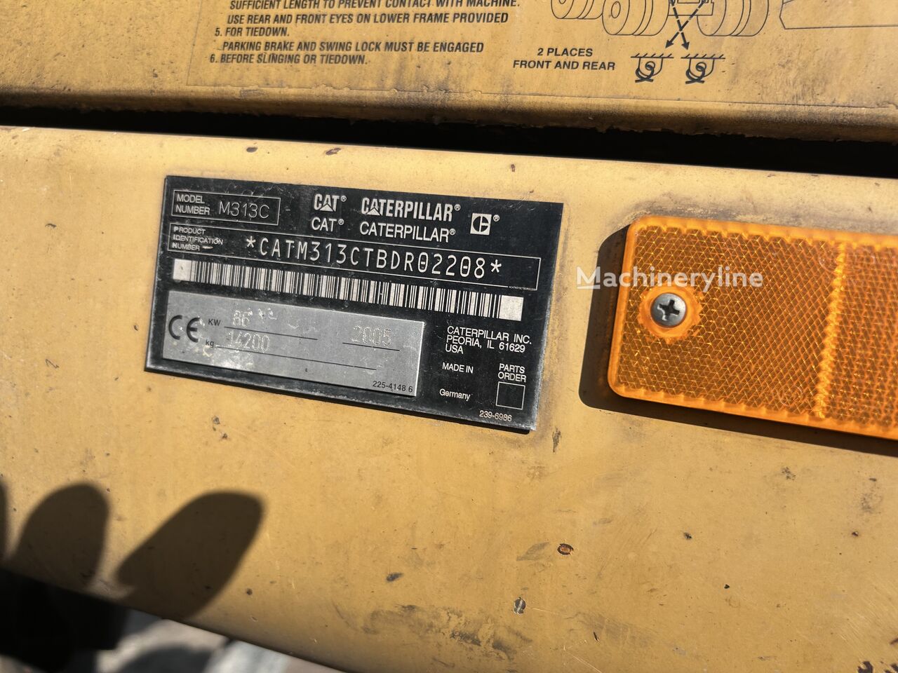 2005 Caterpillar M313C, 21.600 mth, Import Auf Lager in der EU — Foto 3 z 10