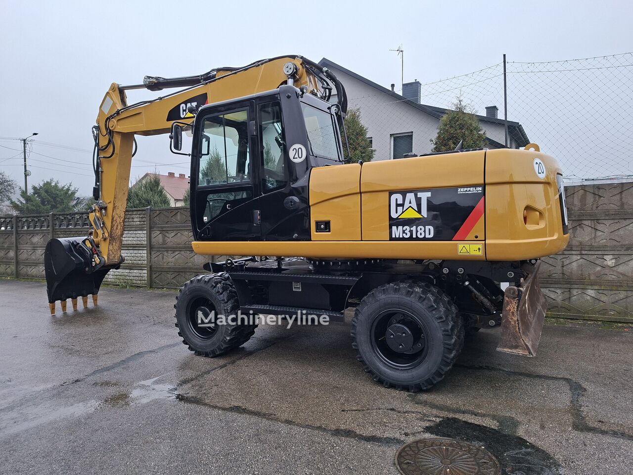 2012 Caterpillar M318, 10.900 mth, Import Auf Lager in der EU — Foto 5 z 16