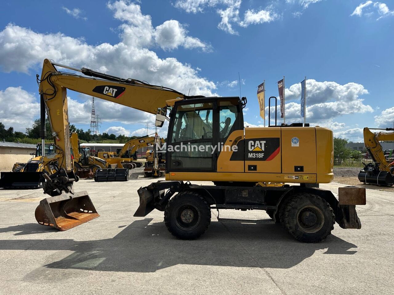 2019 Caterpillar M318F, 8.965 mth, Import Auf Lager in der EU — Foto 9 z 16