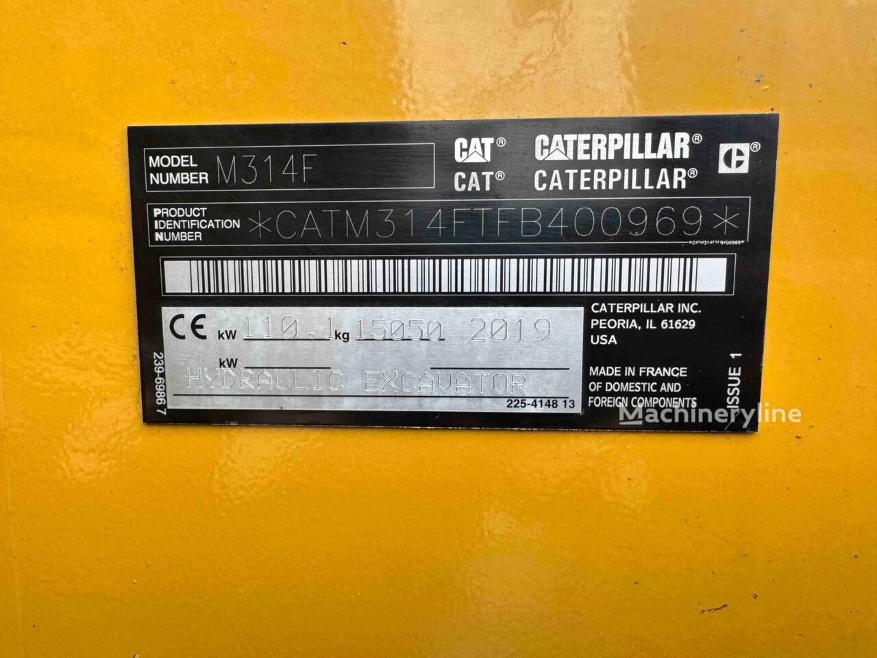 2019 Caterpillar M314F, 5.453 mth, Import Auf Lager in der EU — Foto 5 z 16