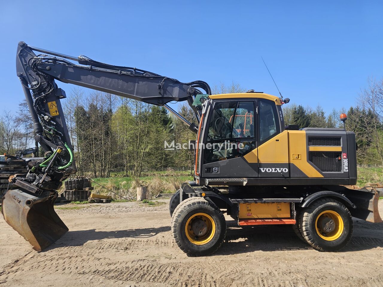 2016 Volvo EW160E, 12.500 mth, Import Auf Lager in der EU — Foto 2 z 16