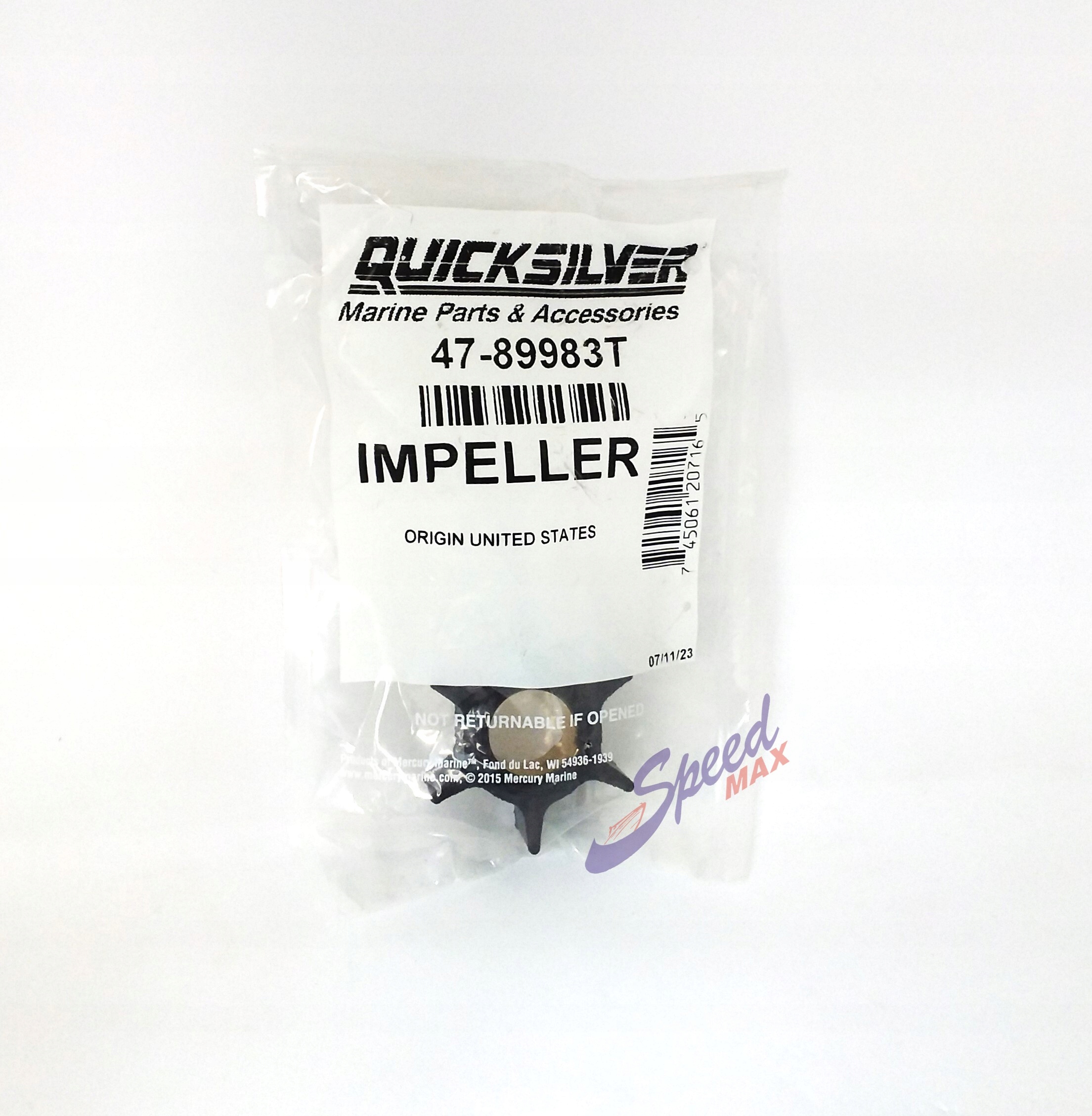 Wirnik pompy wody Quicksilver 47-89983T, Auf Lager in der EU — Foto 1