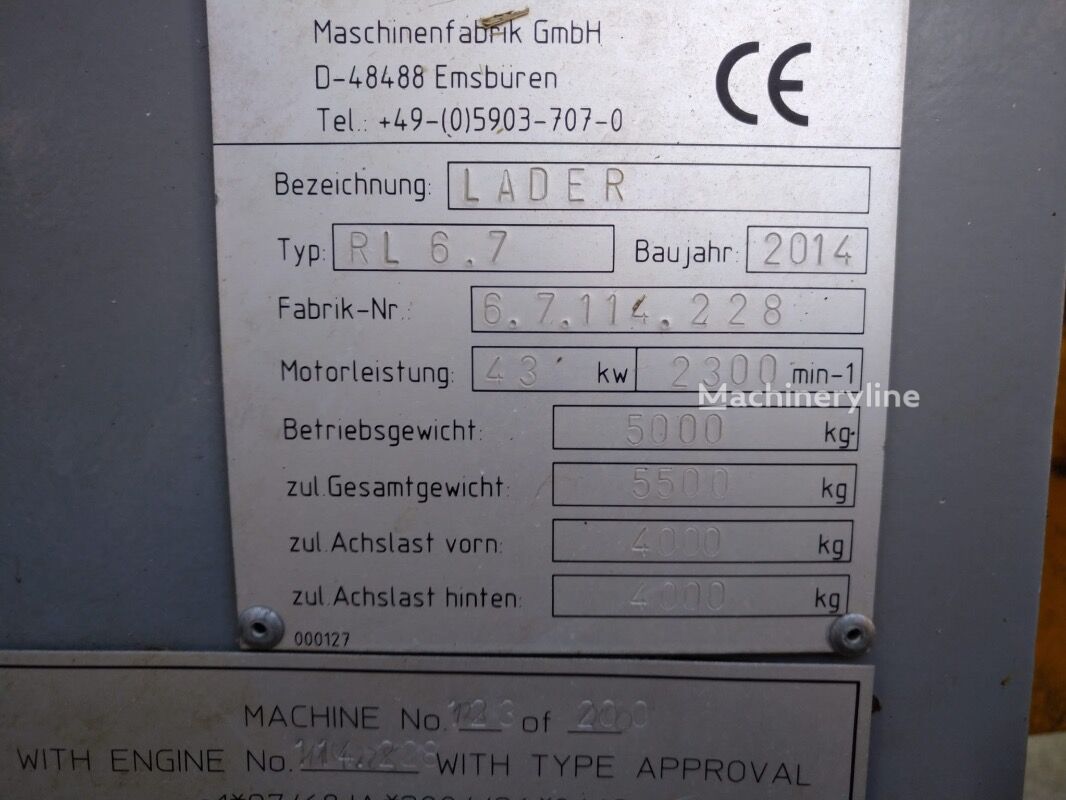 2014 Paus RL, 10.140 mth, Import Auf Lager in der EU — Foto 10 z 12