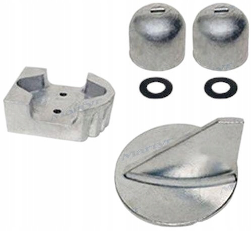 Sada Anod Aluminiowych Mercruiser Alpha One Gen a -1990, Auf Lager in der EU — Foto 1