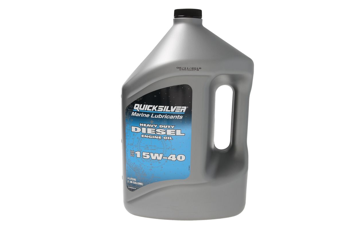 QUICKSILVER Olej na motorů 4T 15W40 4l mineralny, Auf Lager in der EU — Foto 1