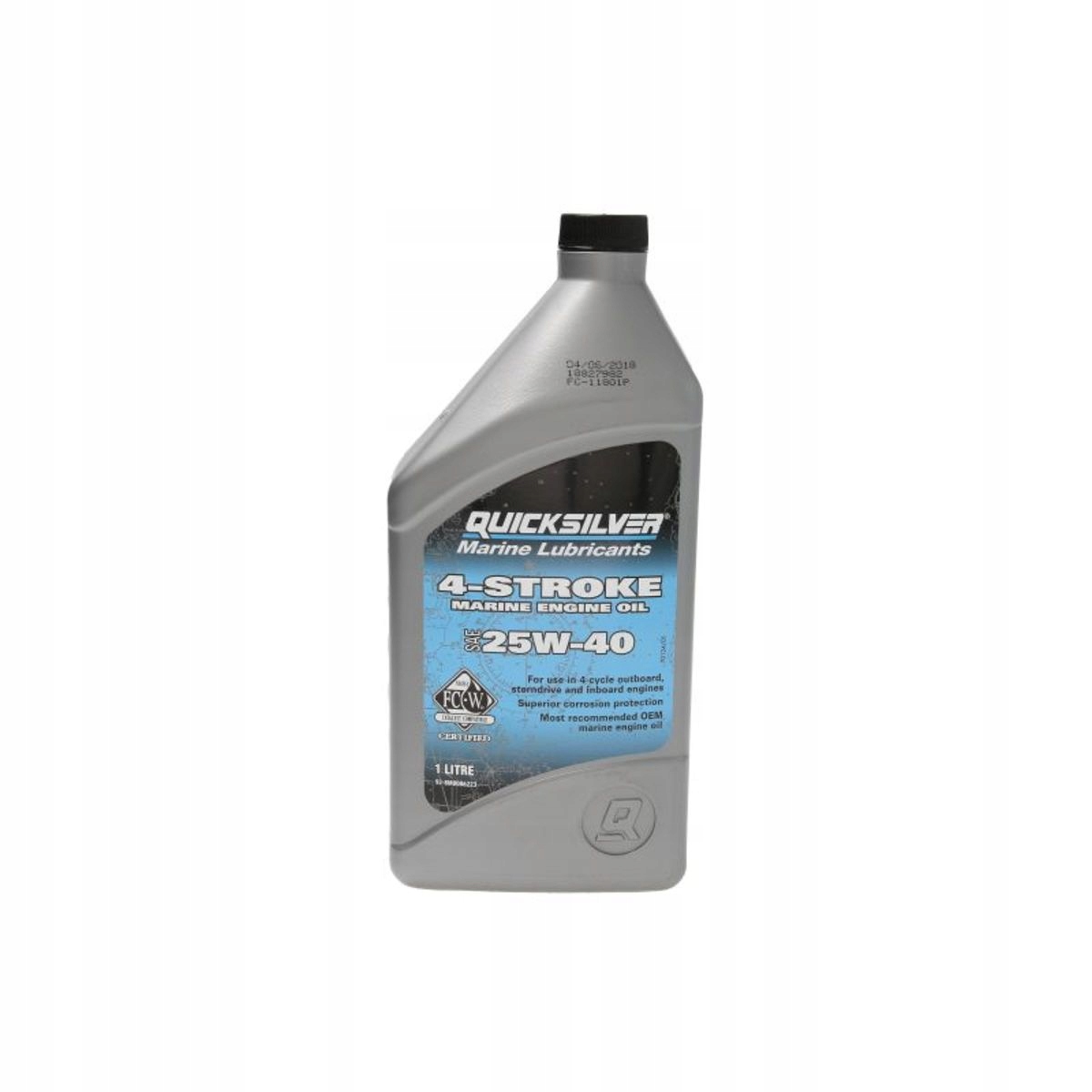 QUICKSILVER Olej na motorů 4T 25W40 1l mineralny, Auf Lager in der EU — Foto 1