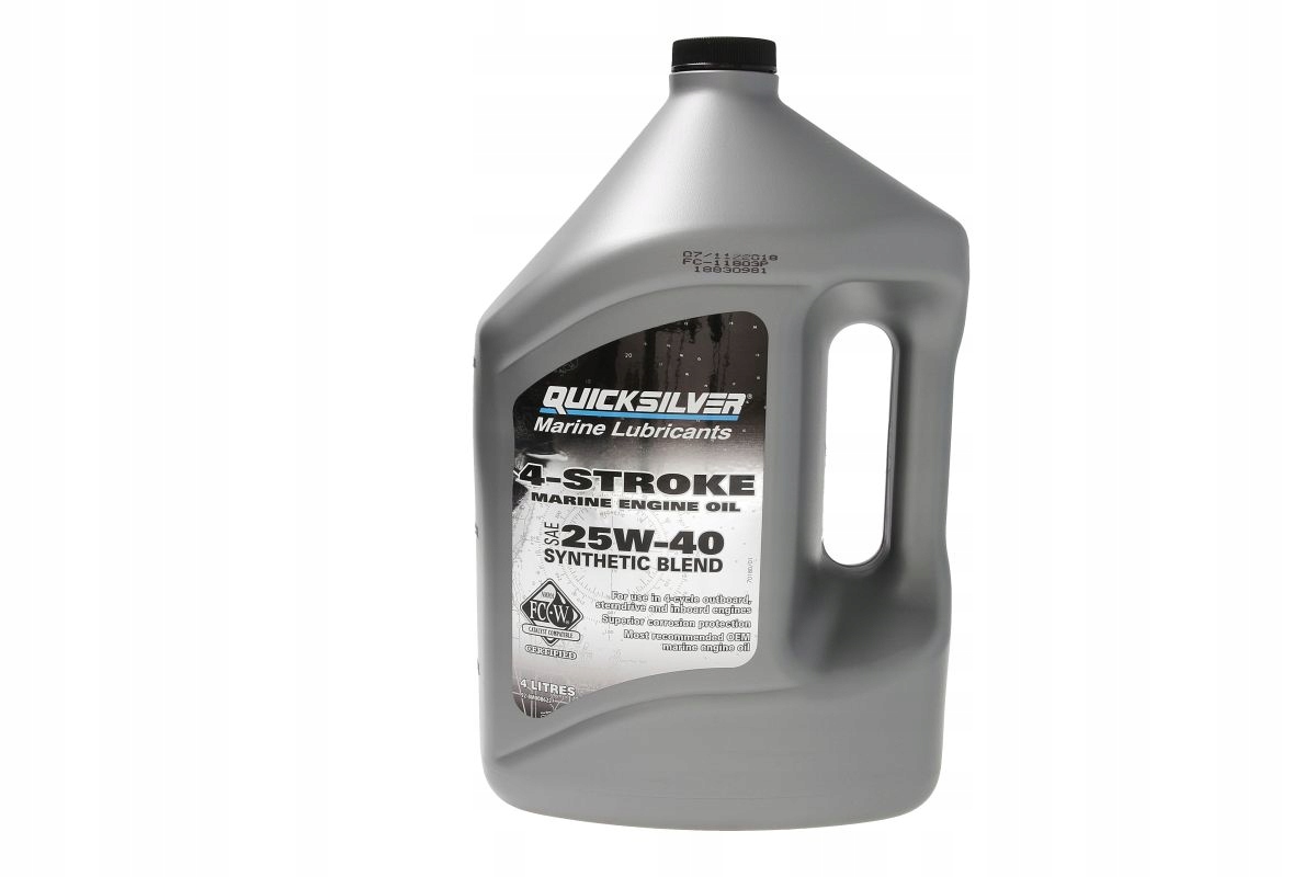 QUICKSILVER Olej na motorů 4T 25W40 4l syntetyczny, Auf Lager in der EU — Foto 1
