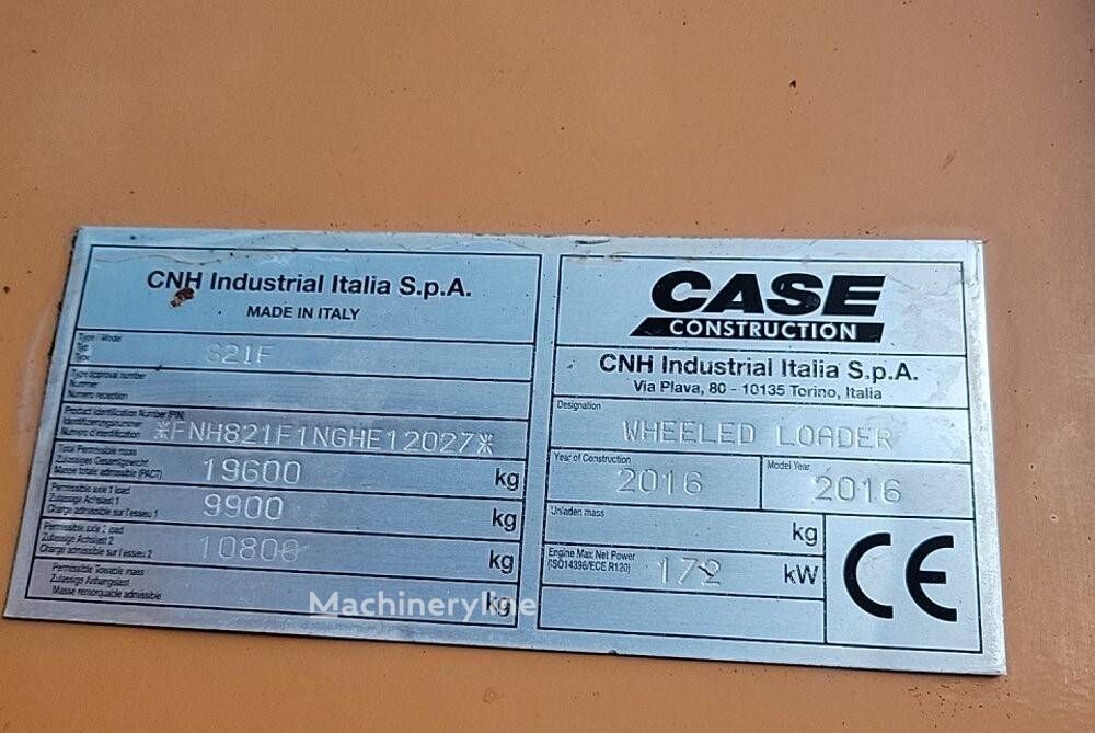 2016 Case 821F, 12.383 mth, Import Auf Lager in der EU — Foto 7 z 8