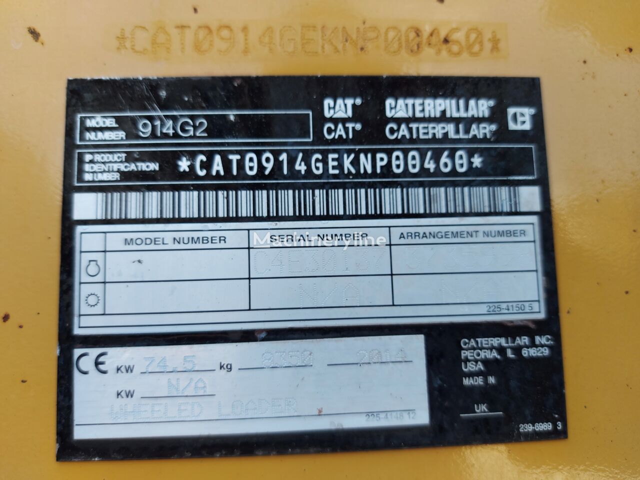 2014 Caterpillar 914, 10.880 mth, Import Auf Lager in der EU — Foto 13 z 13