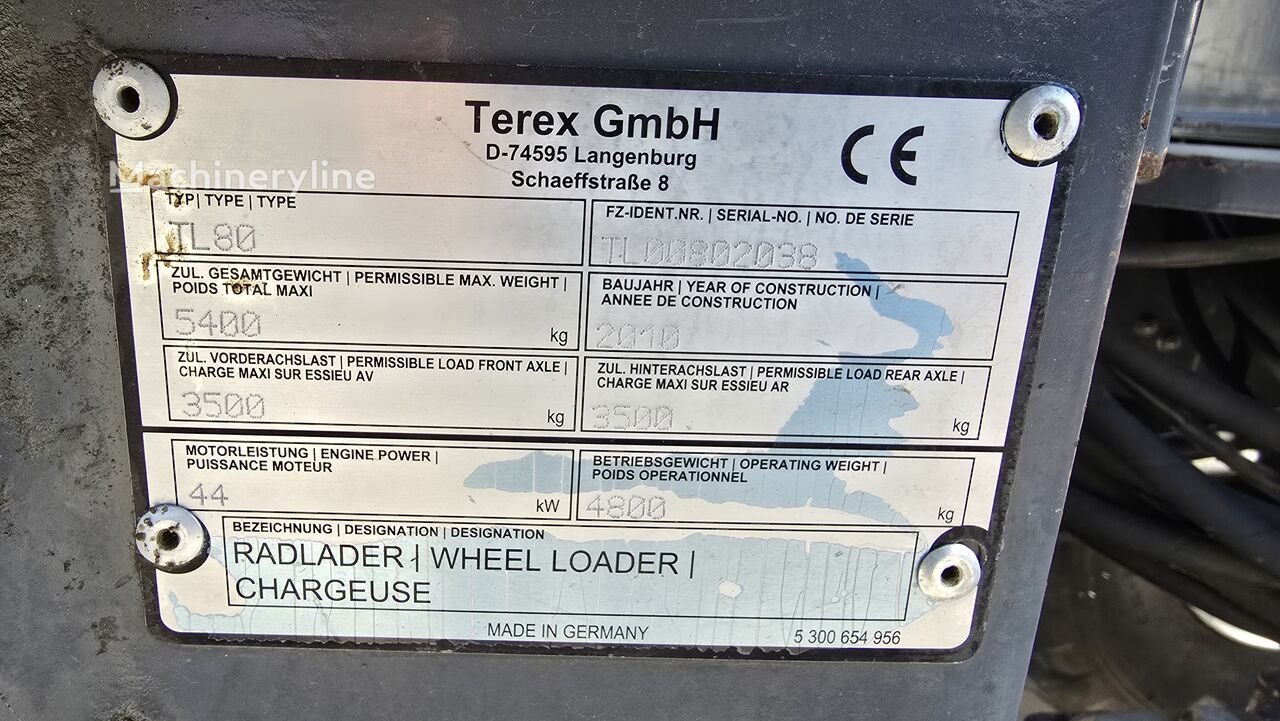 2010 Terex TL, 7.495 mth, Import Auf Lager in der EU — Foto 15 z 16