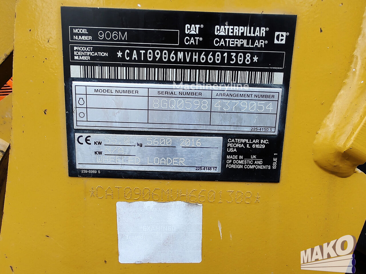 2016 Caterpillar 906M, 9.002 mth, Import Auf Lager in der EU — Foto 11 z 11