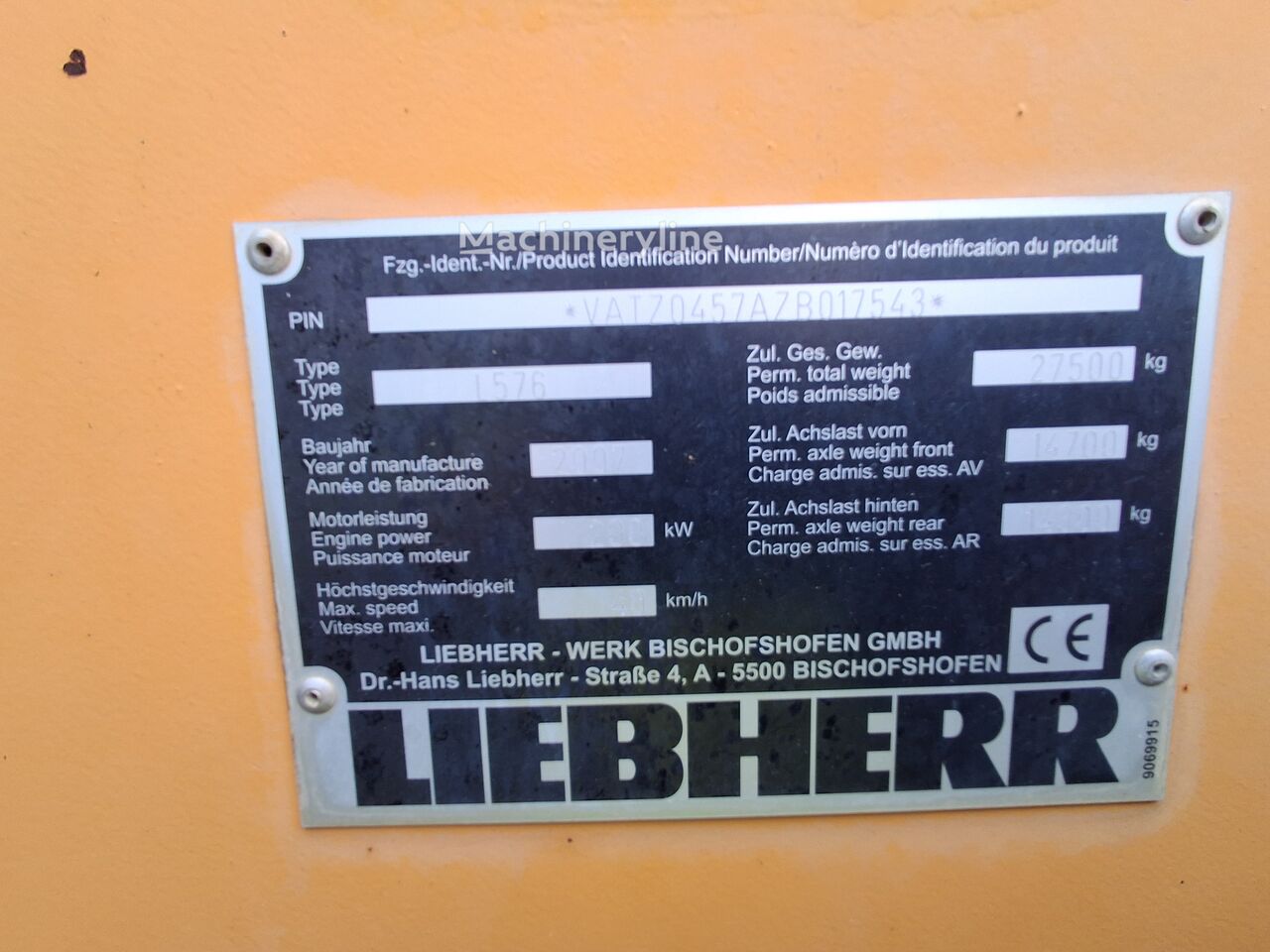 2007 Liebherr, 21.500 mth, Import Auf Lager in der EU — Foto 3 z 7