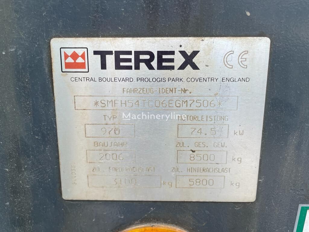 2006 Terex 970, 3.172 mth, Import Auf Lager in der EU — Foto 16 z 16
