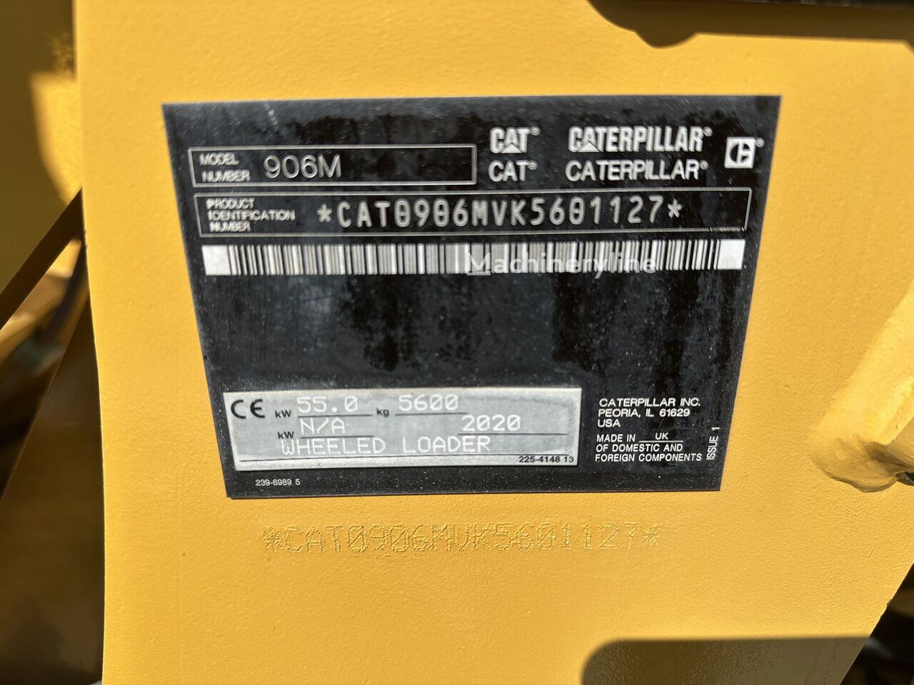 2020 Caterpillar 906M, 2.621 mth, Import Auf Lager in der EU — Foto 12 z 12