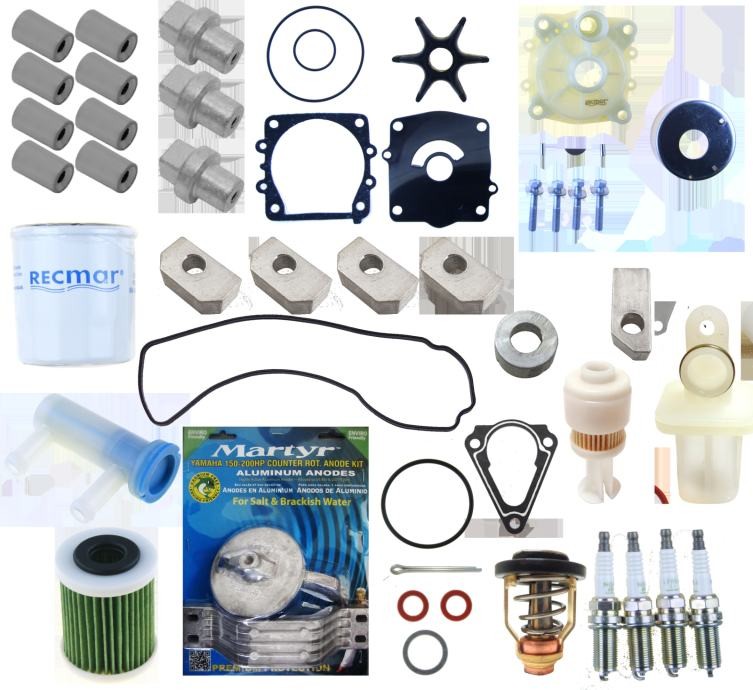 Sada servisní Yamaha F150a 2003-, F150b 2012-,f150d 2015-, F150f 2015, Auf Lager in der EU — Foto 1