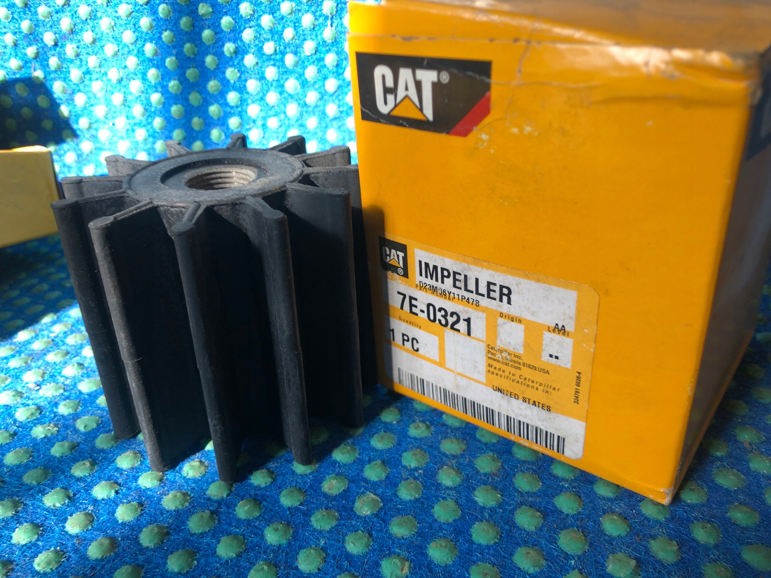 Wirnik pompy wodnej CAT 7E-0321, Auf Lager in der EU — Foto 1 | AMECAR Wirnik pompy wodnej CAT 7E-0321, Auf Lager in der EU — Foto 1