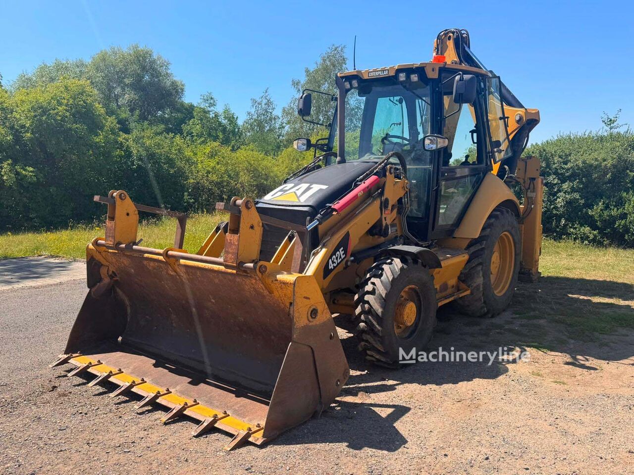 2012 Caterpillar 432E, 11.190 mth, Import Auf Lager in der EU — Foto 1