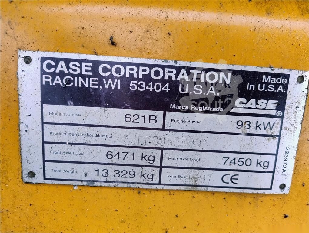 1997 Case 621 B, 10.314 mth, Import Auf Lager in der EU — Foto 4 z 4