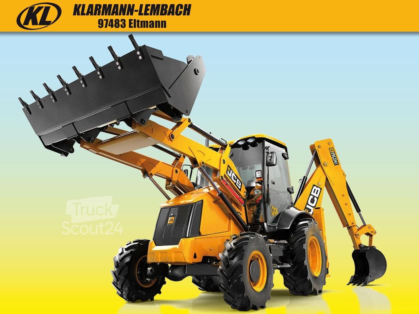 2026 JCB 3CX IND-E Baggerlader Stufe 5, 10 mth, Import Auf Lager in der EU — Foto 1