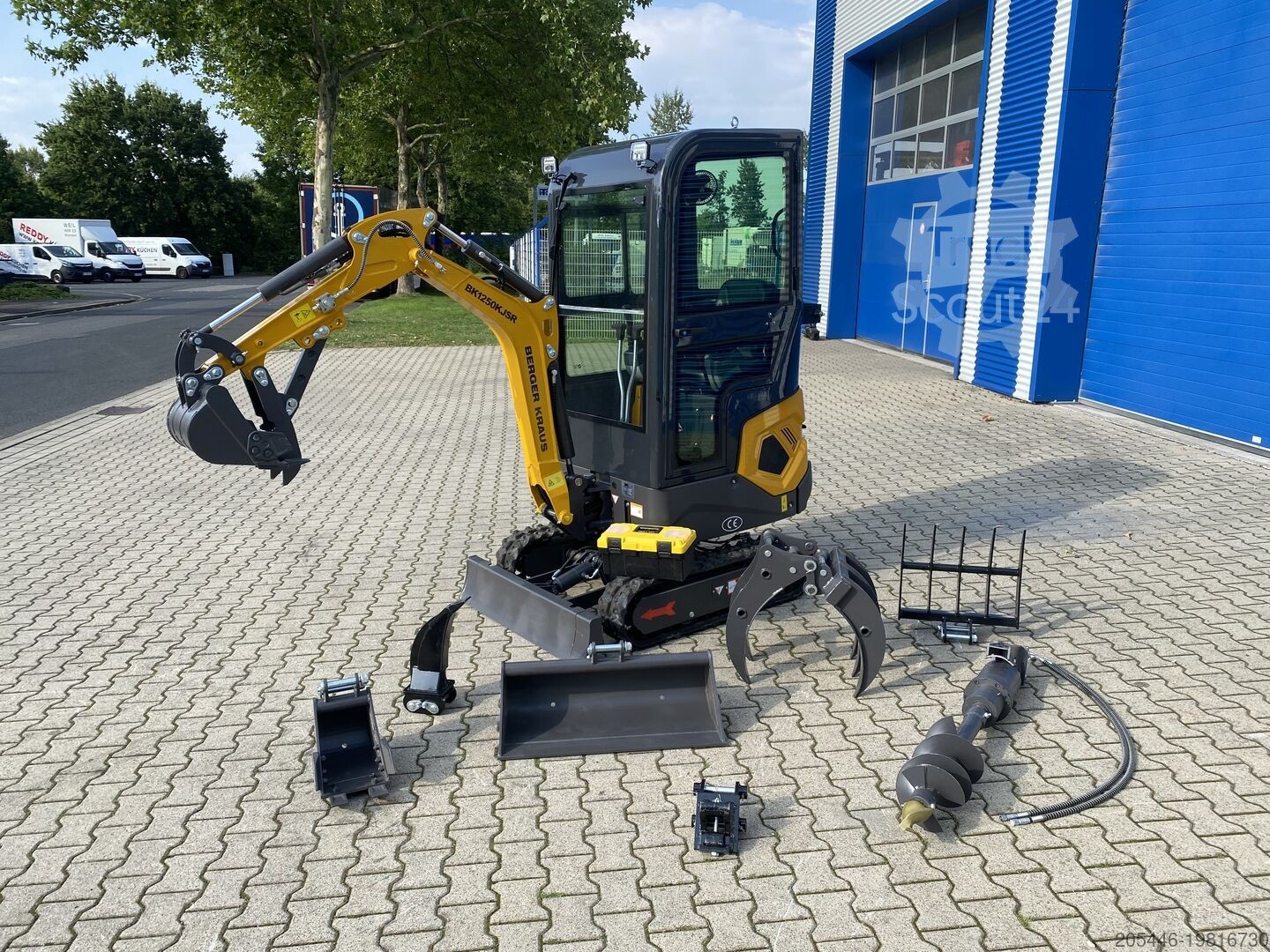 2025 Berger Kraus BK1250KJSR mit Kubota Motor, 2 mth, Import Auf Lager in der EU — Foto 1