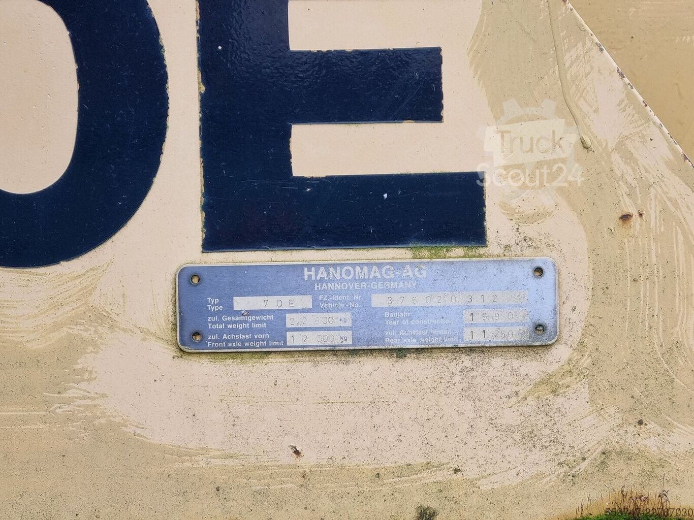 1990 Hanomag 70 E, 2.771 mth, Import Auf Lager in der EU — Foto 2 z 5
