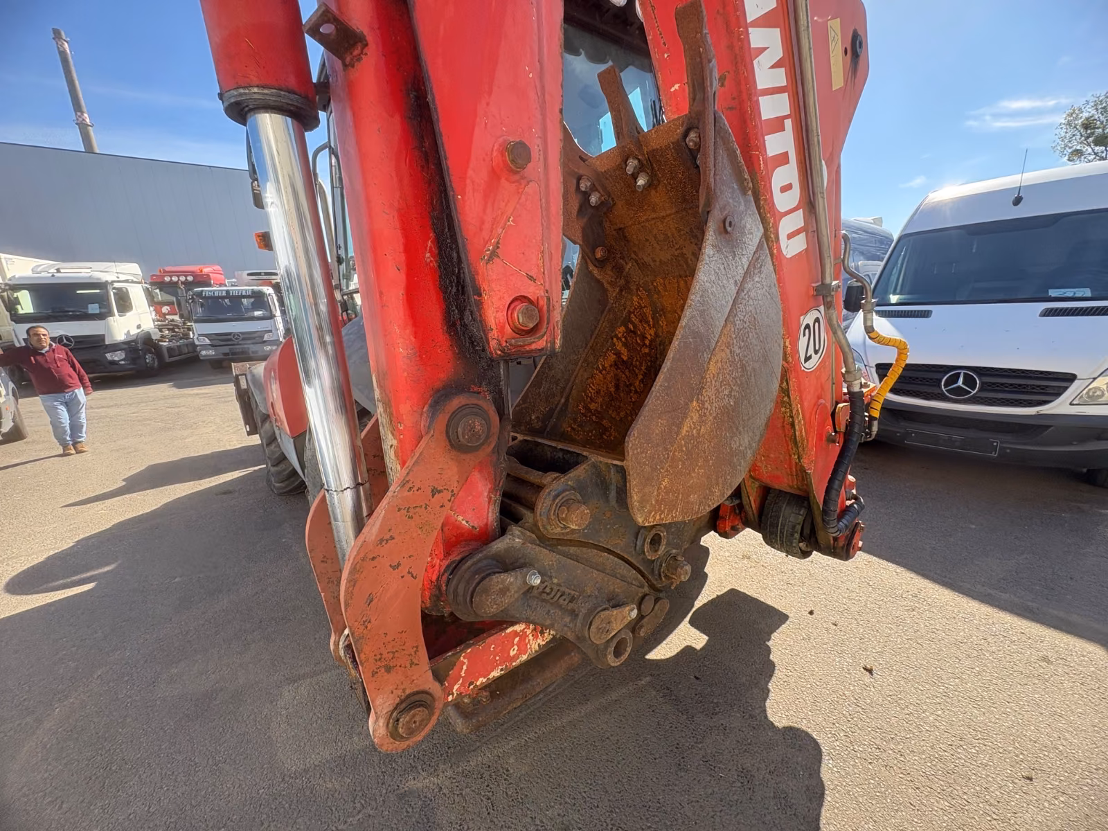 2005 Manitou MLB, 8.283 mth, Import Auf Lager in der EU — Foto 9 z 12