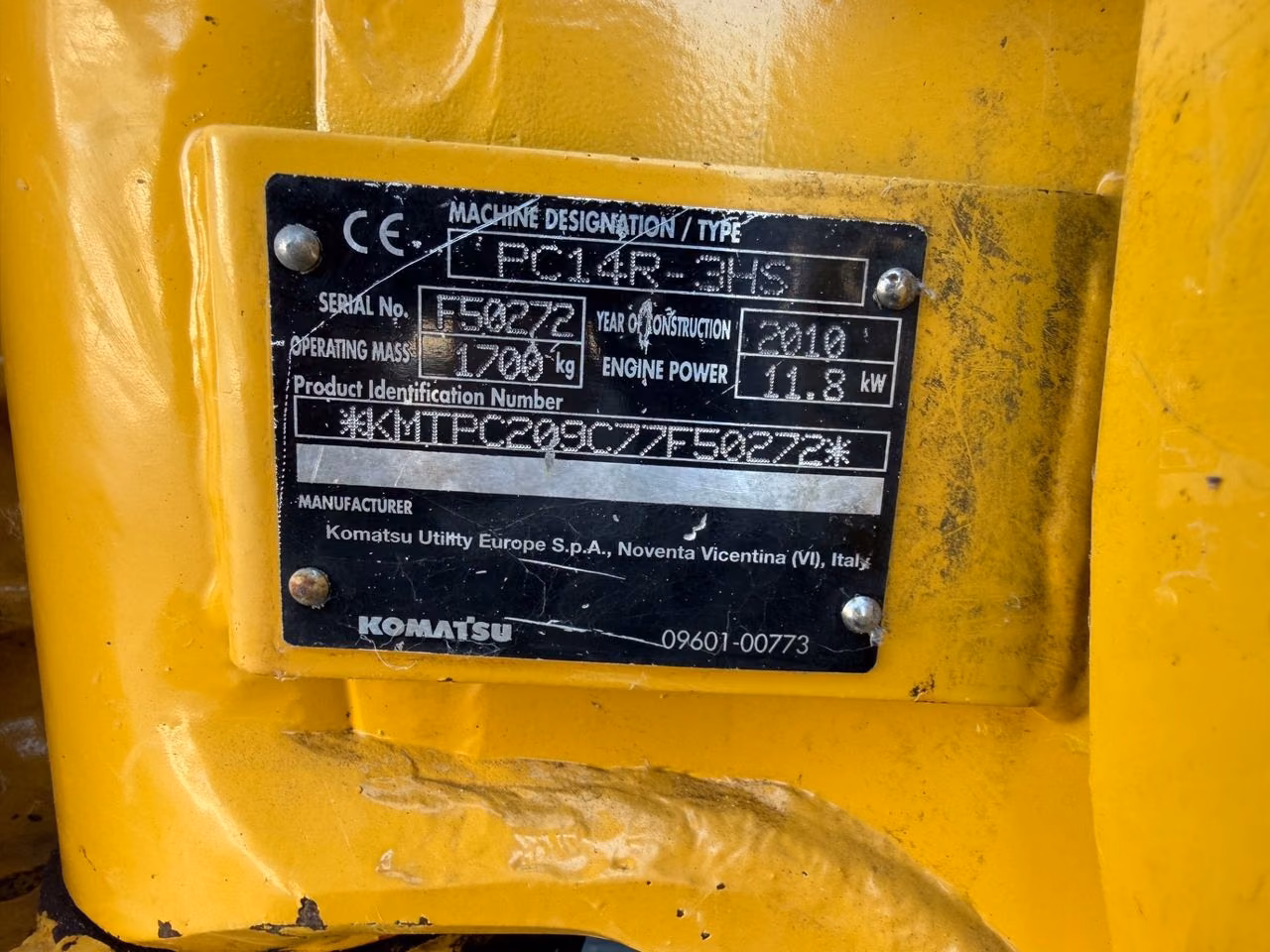 Komatsu MINI, Import Auf Lager in der EU — Foto 7 z 7