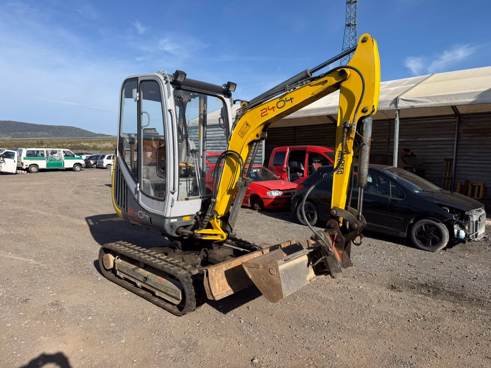 2012 Wacker Neuson MINIBAGR, 5.138 mth, Import Auf Lager in der EU — Foto 3 z 11