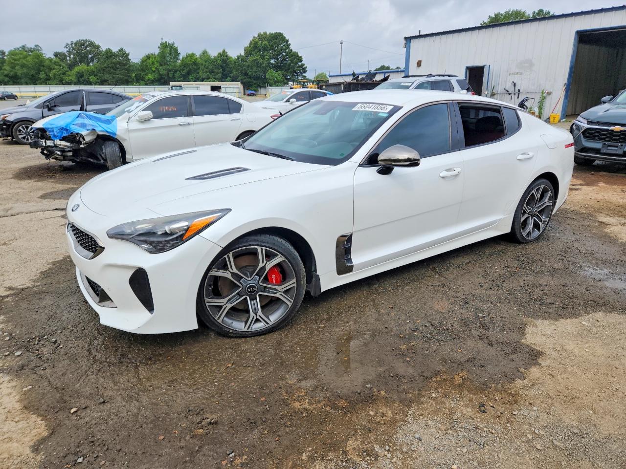 2019 Kia STINGER GT, weiß, 106.266 km, Import USA — Foto 1