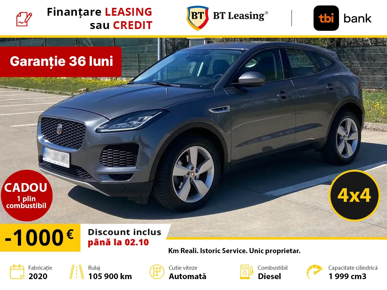 2020 Jaguar E-Pace, 105.900 km, Rumänien — Foto 1