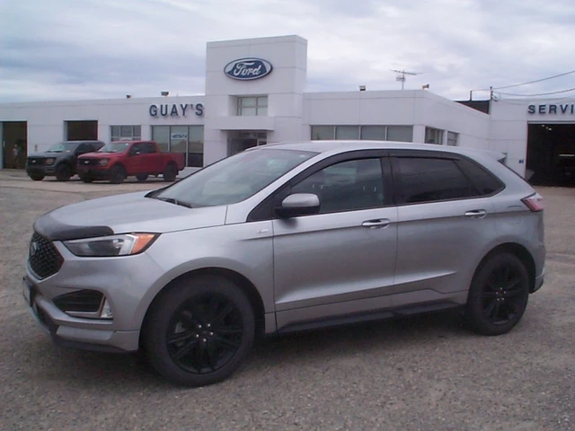 2024 Ford Edge ST Line AWD, silber, 32.000 km, Import Kanada — Foto 1