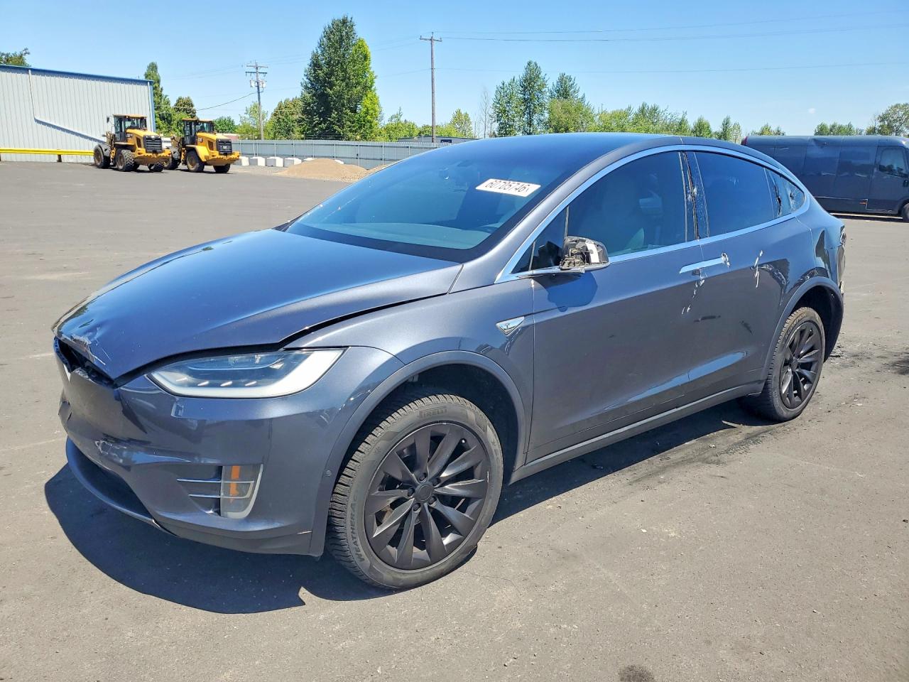 2016 Tesla MODEL X, grau, 191.491 km, Import USA — Foto 1