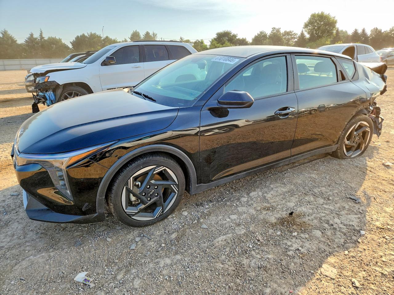 2025 Kia K4 EX, schwarz, 23.928 km, Import USA — Foto 1