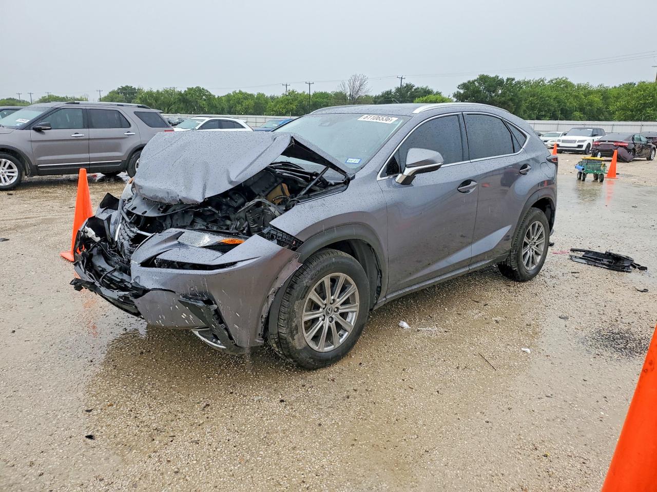 2020 Lexus NX 300, grau, Import USA — Foto 1