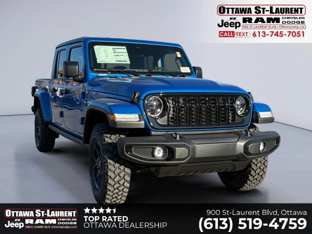 2026 Jeep Gladiator Willys | CARPLAY, blau, 1 km, Import Kanada — Foto 1