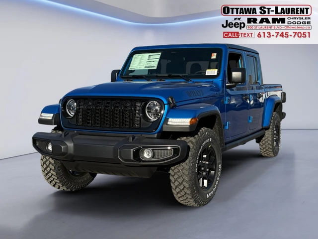 2026 Jeep Gladiator Willys | CARPLAY, blau, 1 km, Import Kanada — Foto 2 z 5