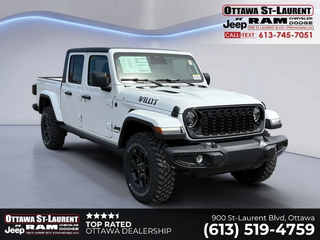 2026 Jeep Gladiator Willys | WILLYS, weiß, 1 km, Import Kanada — Foto 1