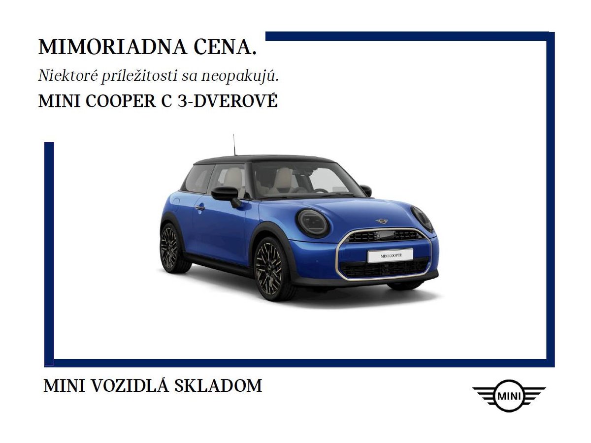 2024 MINI Cooper, 0 km, Slowakei — Foto 1