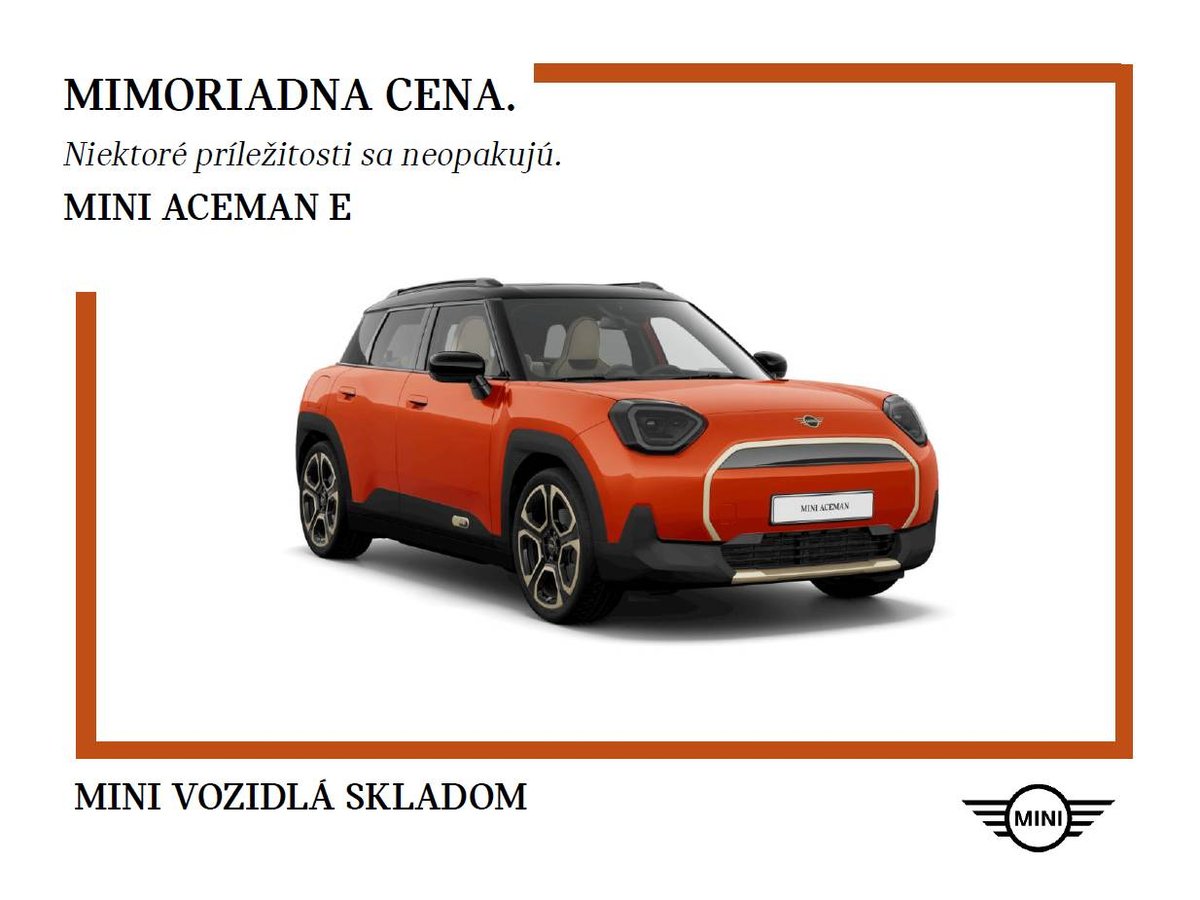 2024 MINI Aceman, 0 km, Slowakei — Foto 1