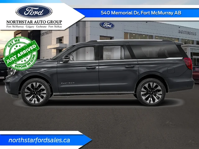 2026 Ford Expedition Platinum Max, schwarz, 25 km, Import Kanada — Foto 2 z 2